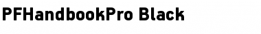 PF Handbook Pro Black Font