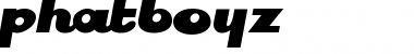 Phatboyz Regular Font