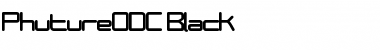 PhutureODC Black Font