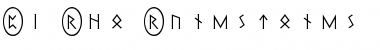 Pi Rho Runestones Normal Font