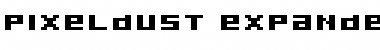 Pixeldust Expanded Bold Font
