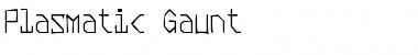 Plasmatic Gaunt Regular Font