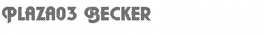 Download Plaza03 Becker Font Download Plaza03 Becker Font