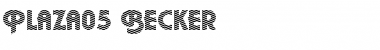 Plaza05 Becker Font