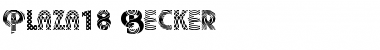 Download Plaza18 Becker Font Download Plaza18 Becker Font