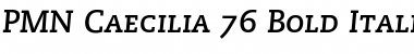 Caecilia LightSC Bold Italic Font