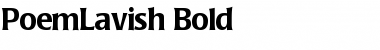 PoemLavish Font