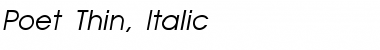 AvantGarde-Thin-Italic Regular