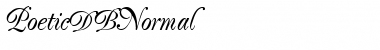 PoeticDB&nbsp;Regular