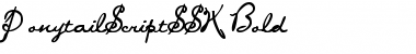 PonytailScriptSSK Font