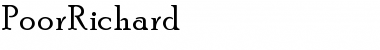 Download PoorRichard Font Download PoorRichard Font
