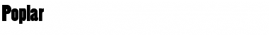 Download Poplar Font Download Poplar Font