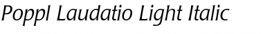 Poppl-Laudatio Font
