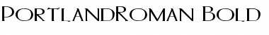 PortlandRoman Bold Font