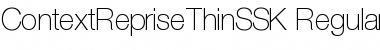 ContextRepriseThinSSK Regular Font