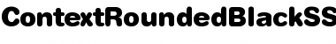 Download ContextRoundedBlackSSK Font