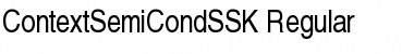 ContextSemiCondSSK Regular Font