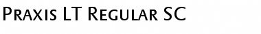 Praxis LT RegularSC Regular Font