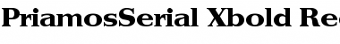 PriamosSerial-Xbold Regular Font