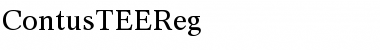 Download ContusTEEReg Font Download ContusTEEReg Font