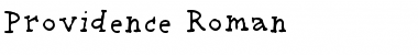 Providence Roman Font