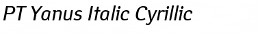 YanusC Italic Font