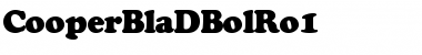 CooperBlaDBolRo1 Regular Font