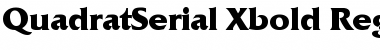 Download QuadratSerial-Xbold Font