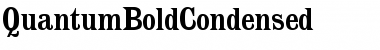 QuantumBoldCondensed Font
