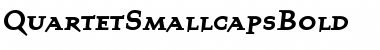 QuartetSmallcapsBold Regular Font