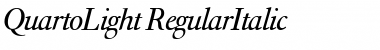 QuartoLight Font