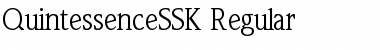 QuintessenceSSK Regular Font