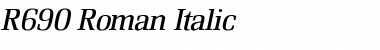 R690-Roman Italic