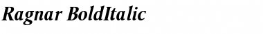 Ragnar BoldItalic Font