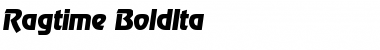 Ragtime-BoldIta Regular Font