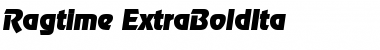 Download Ragtime-ExtraBoldIta Font