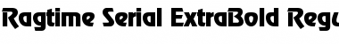 Ragtime-Serial-ExtraBold Font