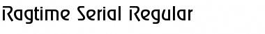 Ragtime-Serial Font
