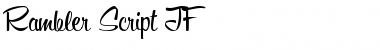 Download RamblerScriptJF Font Download RamblerScriptJF Font