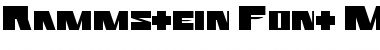 Rammstein Font Made By: AiR Font