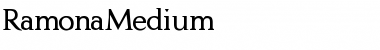 RamonaMedium Font