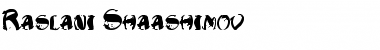 Download Raslani Shaashimov Font Download Raslani Shaashimov Font