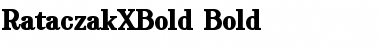 RataczakXBold Bold Font
