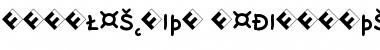 Rattlescript-MediumCapsExp Regular Font