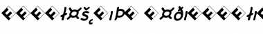 Rattlescript-MediumObliqueExp Regular Font