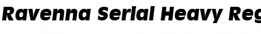 Ravenna-Serial-Heavy RegularItalic