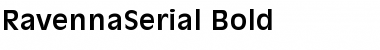 RavennaSerial Bold Font