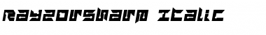 Download RayzorSharp Italic Font Download RayzorSharp Italic Font