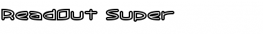 Download ReadOut Super Font