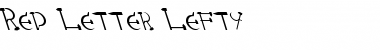 Red Letter Lefty Regular Font